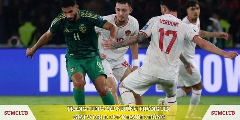 Trang cung cấp những thông tin giải World Cup nhanh chóng