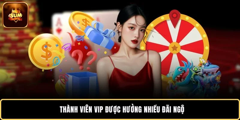 Thành viên VIP được hưởng nhiều đãi ngộ
